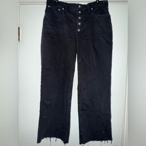 Madewell Black Denim Jeans